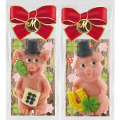 Odenwälder Marzipan Christmas Crazy Pig Sortiment im Beutel 35g